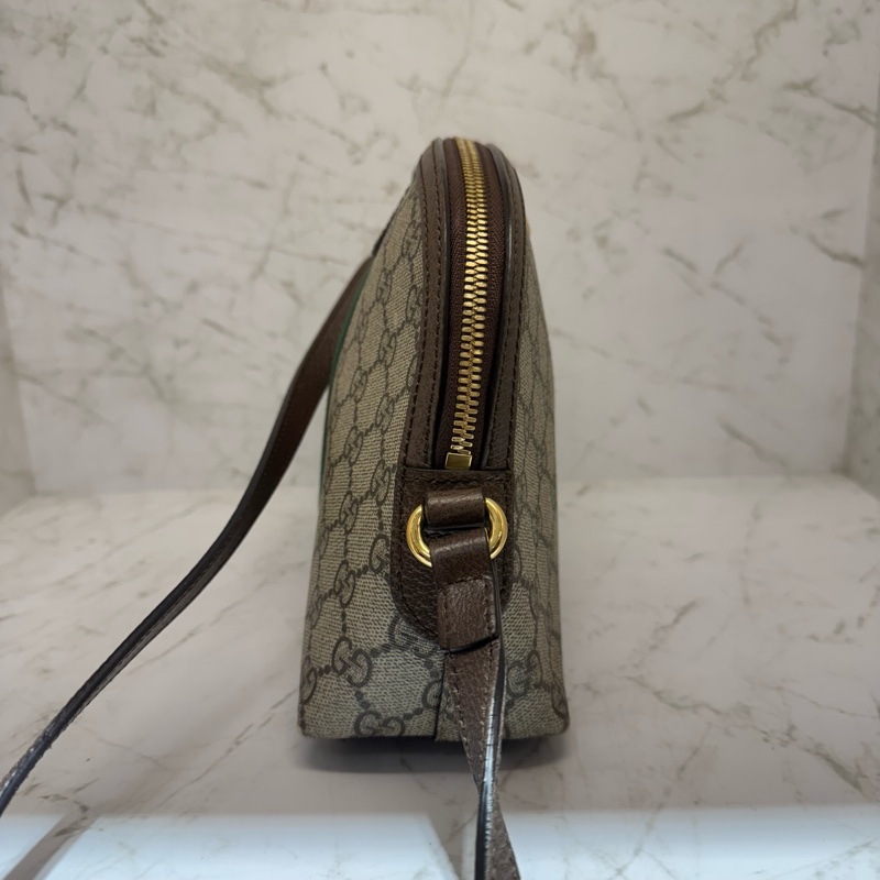 GUCGI紅綠織帶貝殼包-3