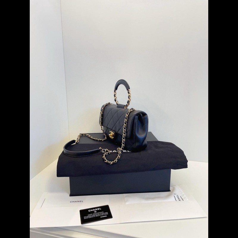 Chanel flap with handle-4
