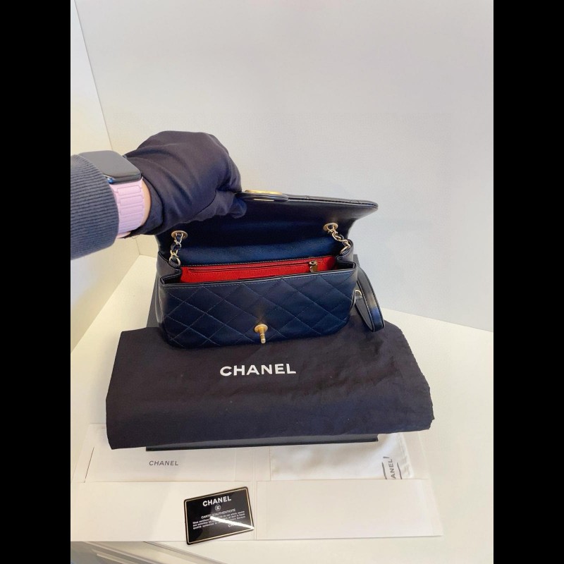 Chanel flap with handle-8