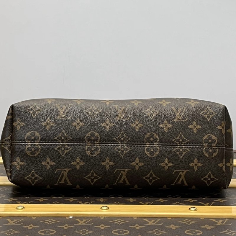 LV graceful老花hobo肩背包31*29*14 98新配件塵袋-3