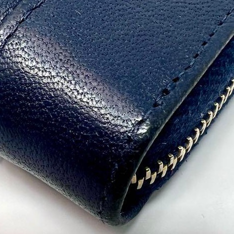 🌷Chanel 海軍藍拼色雙C錢包短夾|經典花紋✦fufu style 精品✦ 氣質款|-15