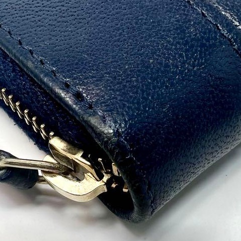 🌷Chanel 海軍藍拼色雙C錢包短夾|經典花紋✦fufu style 精品✦ 氣質款|-16