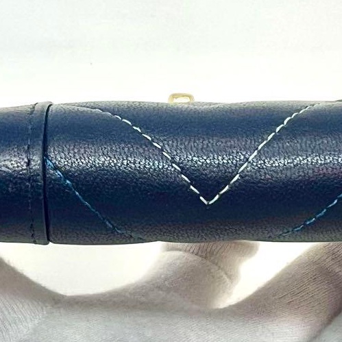 🌷Chanel 海軍藍拼色雙C錢包短夾|經典花紋✦fufu style 精品✦ 氣質款|-20