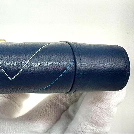 🌷Chanel 海軍藍拼色雙C錢包短夾|經典花紋✦fufu style 精品✦ 氣質款|-21