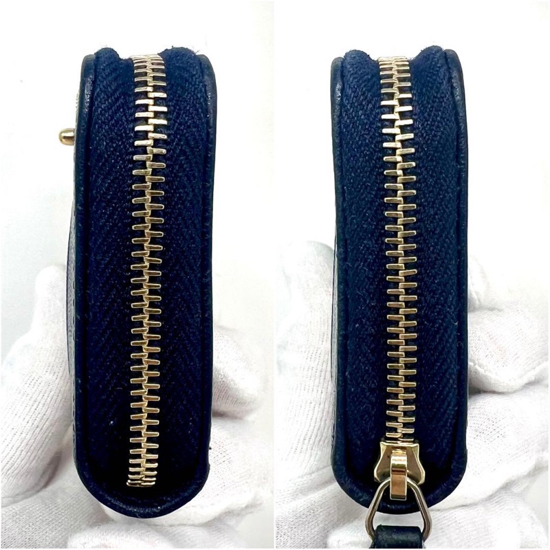 🌷Chanel 海軍藍拼色雙C錢包短夾|經典花紋✦fufu style 精品✦ 氣質款|-22