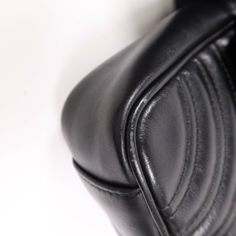 GUCCI 牛皮皮革GG Marmont金扣鏈帶肩背袋-5