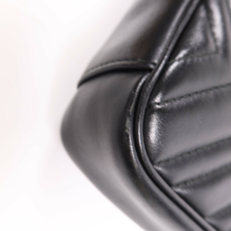 GUCCI 牛皮皮革GG Marmont金扣鏈帶肩背袋-6