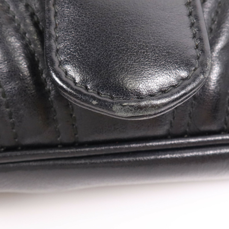 GUCCI 牛皮皮革GG Marmont金扣鏈帶肩背袋-12