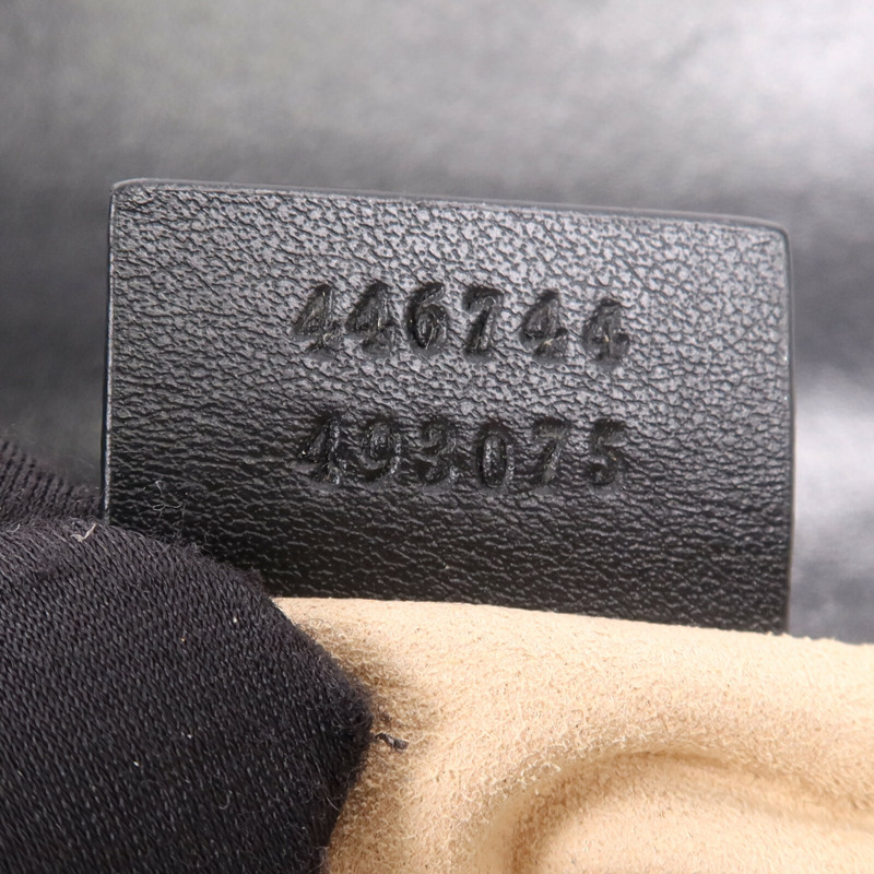 GUCCI 牛皮皮革GG Marmont金扣鏈帶肩背袋-16