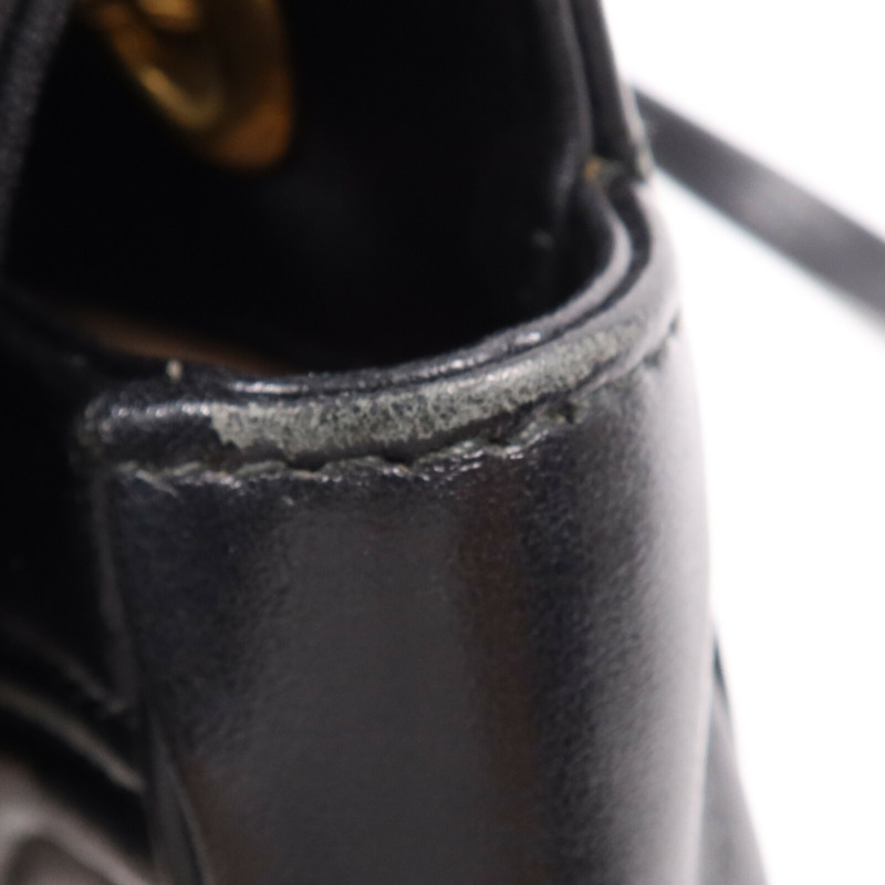 GUCCI 牛皮皮革GG Marmont金扣鏈帶肩背袋-22