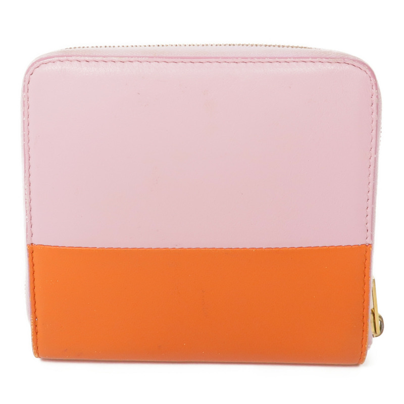 CELINE 牛皮皮革Wallet金扣錢包-1