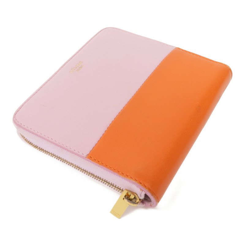 CELINE 牛皮皮革Wallet金扣錢包-3