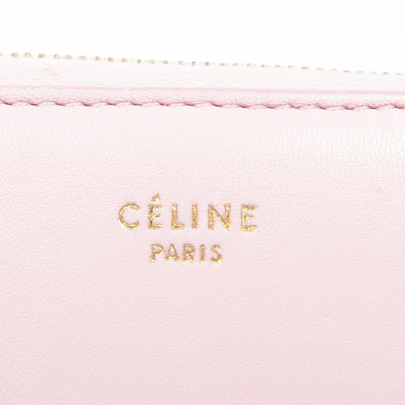 CELINE 牛皮皮革Wallet金扣錢包-10