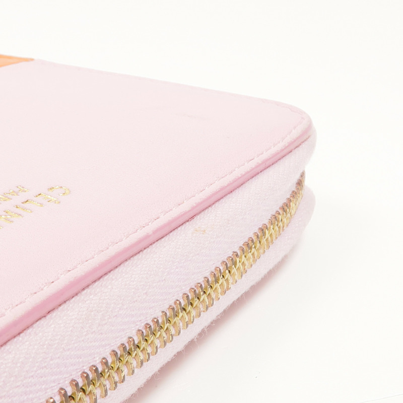 CELINE 牛皮皮革Wallet金扣錢包-13