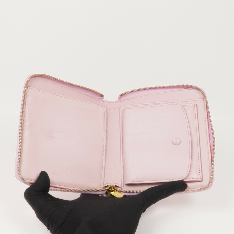 CELINE 牛皮皮革Wallet金扣錢包-16