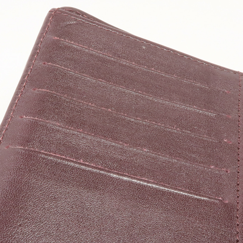 CHANEL 牛皮皮革Wallet銀扣錢包-13