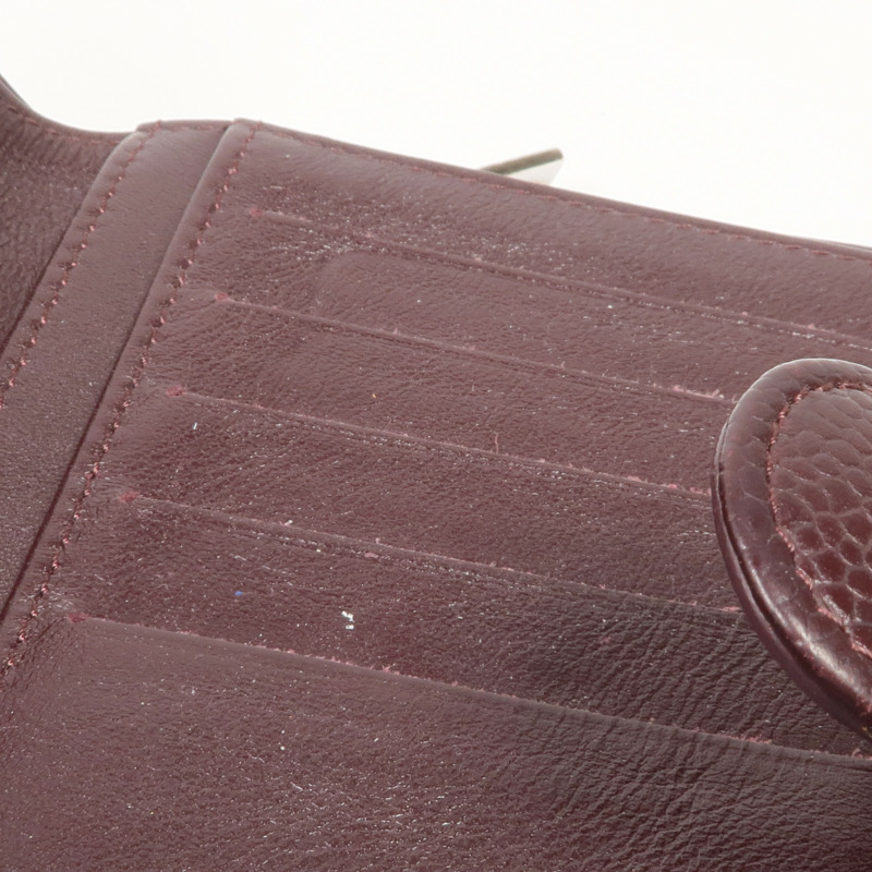 CHANEL 牛皮皮革Wallet銀扣錢包-14