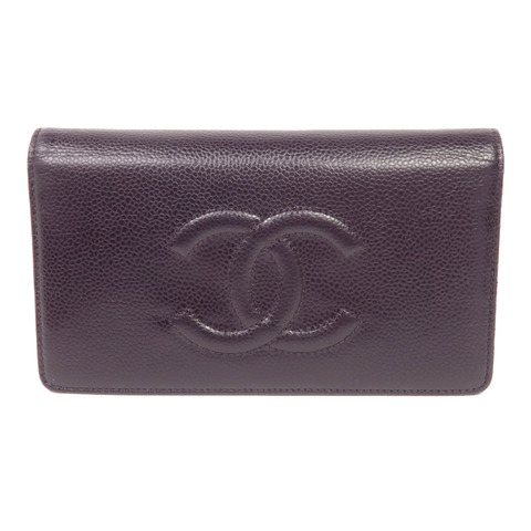 CHANEL 牛皮皮革Long Wallet長錢包