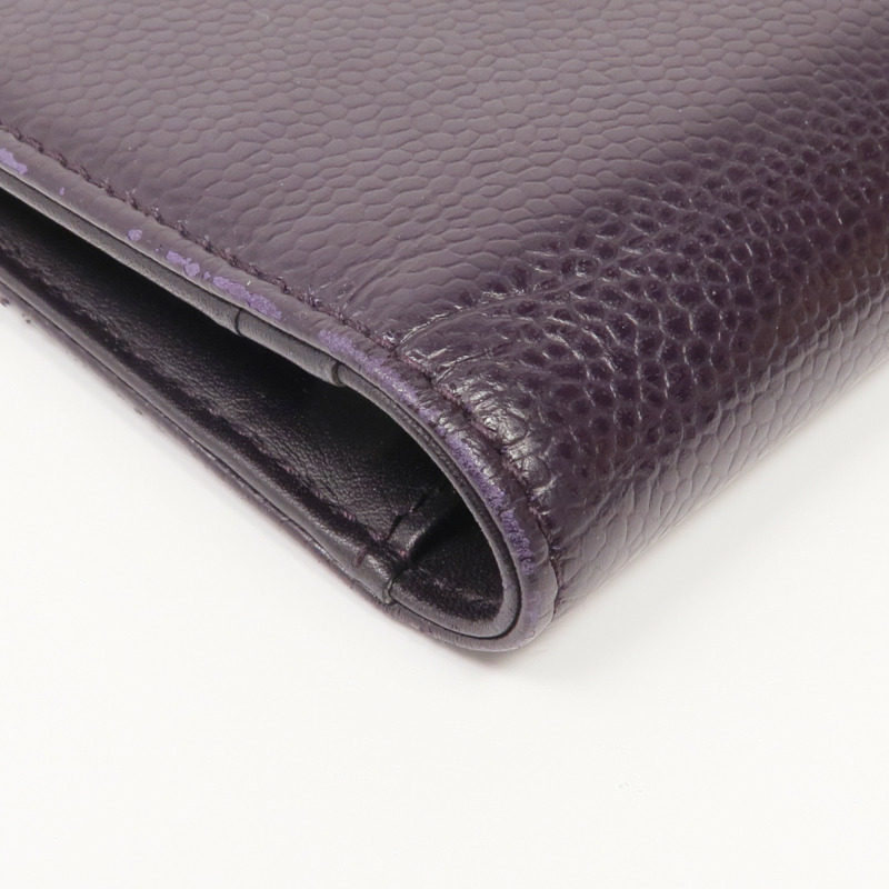 CHANEL 牛皮皮革Long Wallet長錢包-8