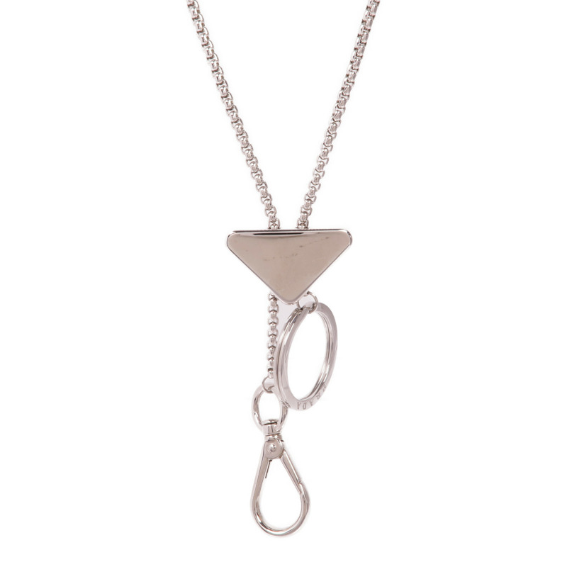 PRADA 金屬Key Ring Necklace項鍊-1