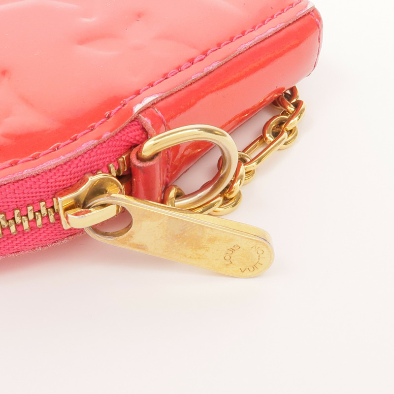 LOUIS VUITTON Vernis Porte Monet-Cool Coin Case金扣零錢包-10