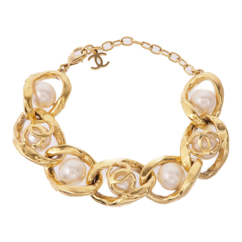 CHANEL PVC/金屬Bracelet手鏈-3