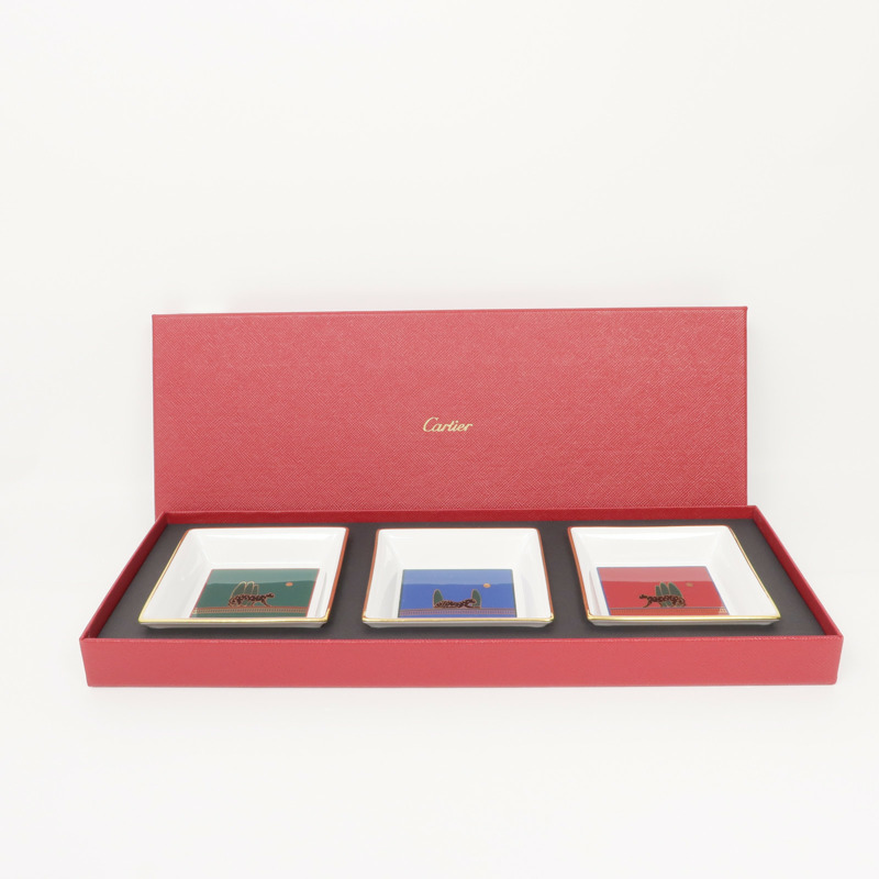 CARTIER 瓷Panthère de Cartier Set of 3 Trays托盤-9