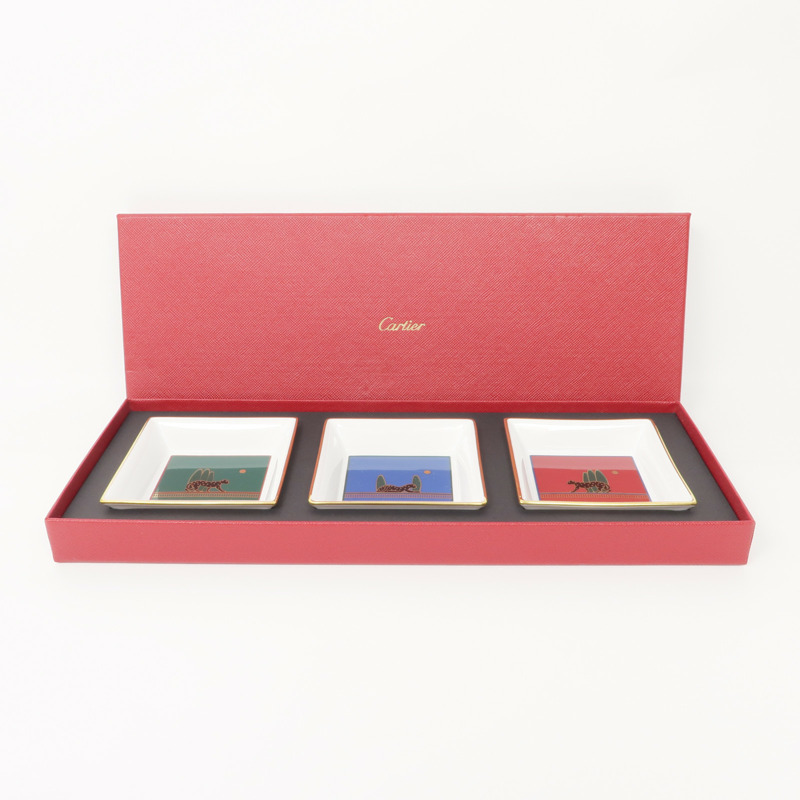 CARTIER 瓷Panthère de Cartier Set of 3 Trays托盤-9