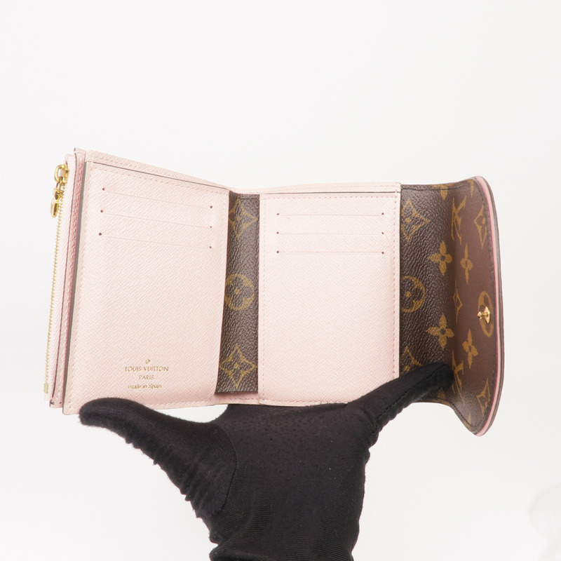 LOUIS VUITTON Monogram Portefeuille Ariane Wallet金扣錢包-11