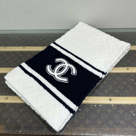 CHANEL 滑雪系列雙c山羊絨190圍巾披肩190*29cm 99新配件塵袋