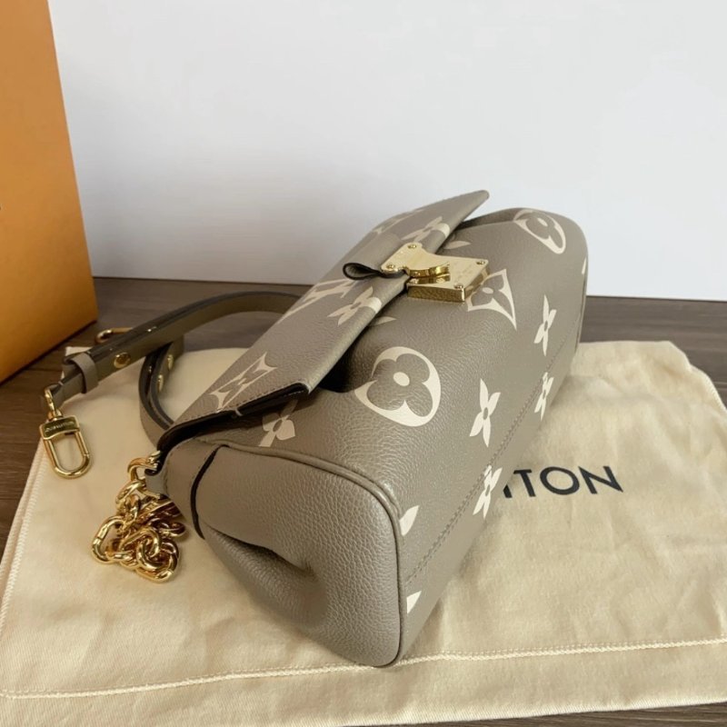 LV 大象灰FAVOURITE肩背斜背雲朵包 芯片款24*14*9 98新配件盒子塵袋-2