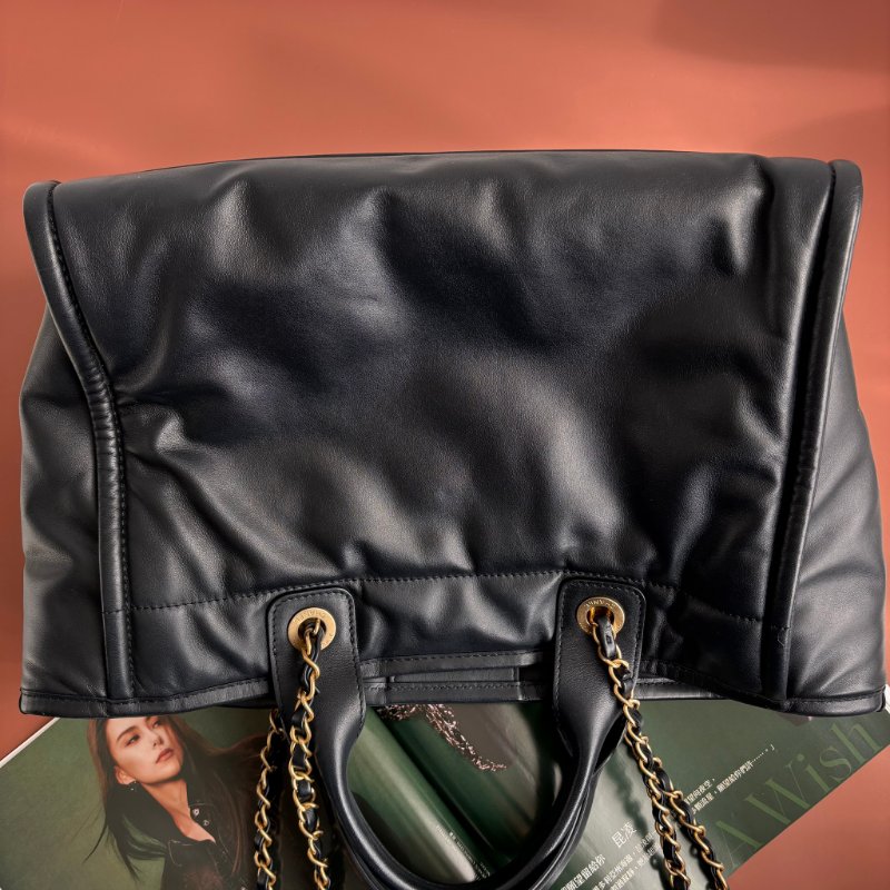 ::CHANEL:: AS3257 Small Tote Bag 小款手提肩背兩用包 全皮沙灘包 Deauville-2