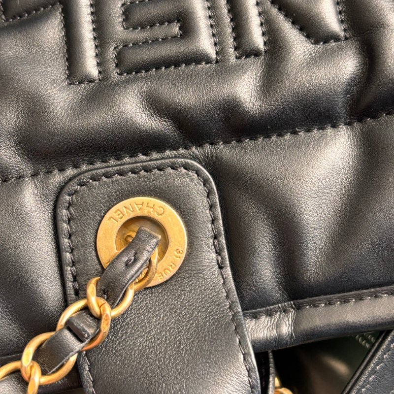 ::CHANEL:: AS3257 Small Tote Bag 小款手提肩背兩用包 全皮沙灘包 Deauville-31