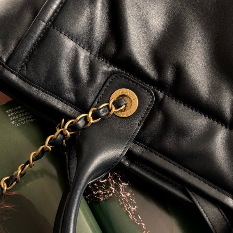 ::CHANEL:: AS3257 Small Tote Bag 小款手提肩背兩用包 全皮沙灘包 Deauville-33