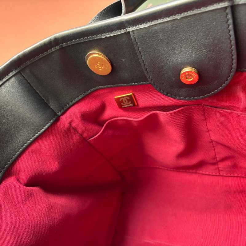 ::CHANEL:: AS3257 Small Tote Bag 小款手提肩背兩用包 全皮沙灘包 Deauville-36