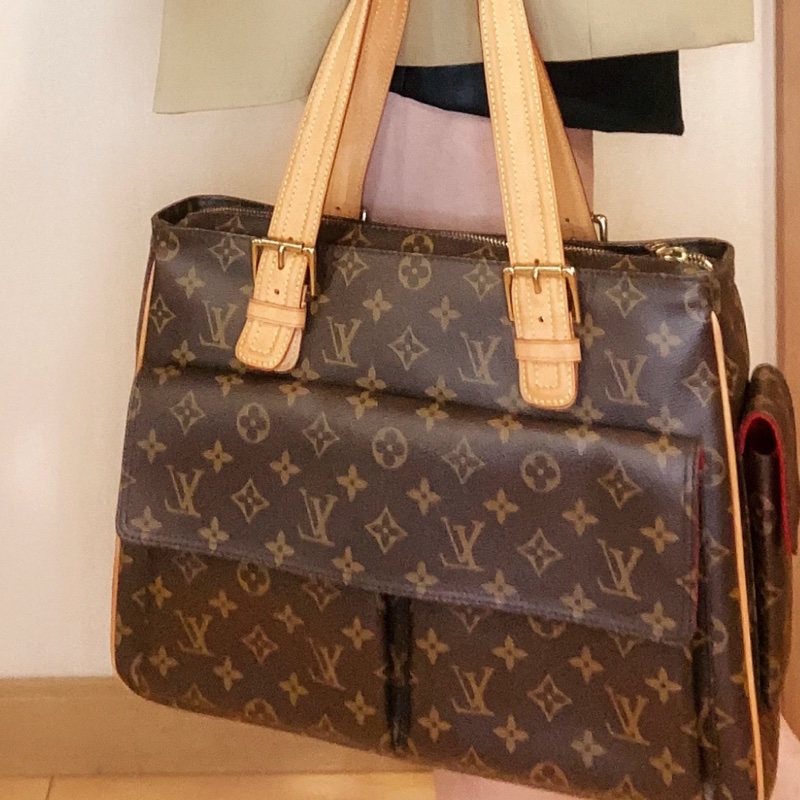🌷Louis Vuitton 駱駝包單肩包|經典花紋✦fufu style 精品✦ 氣質款|-1