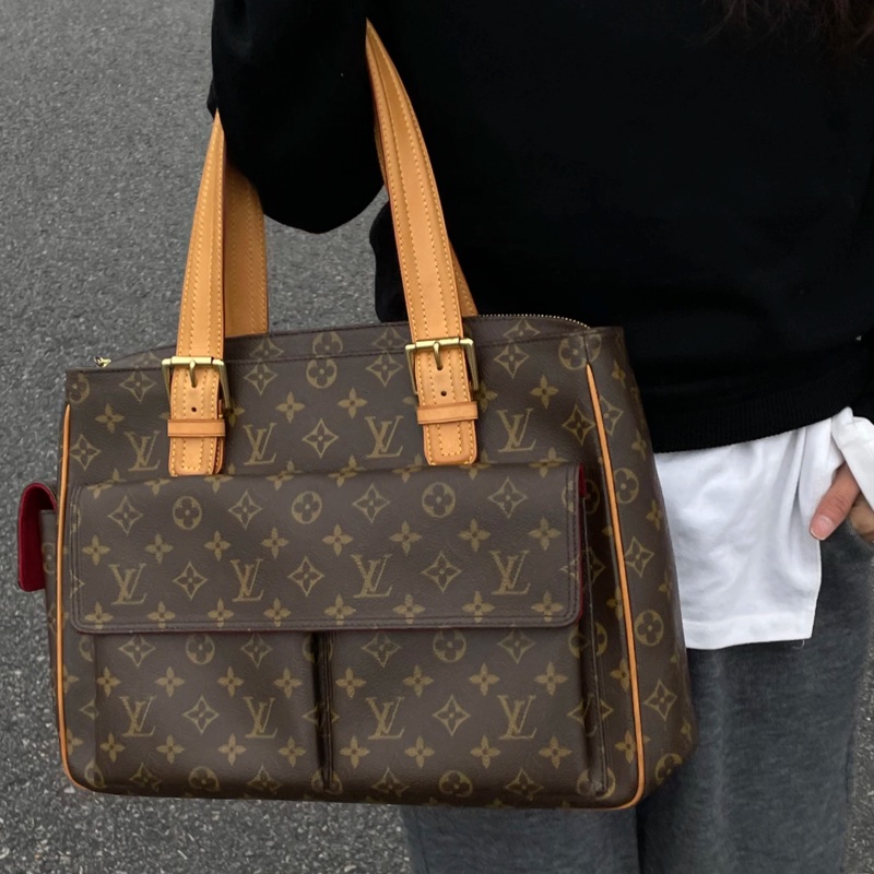 🌷Louis Vuitton 駱駝包單肩包|經典花紋✦fufu style 精品✦ 氣質款|-3