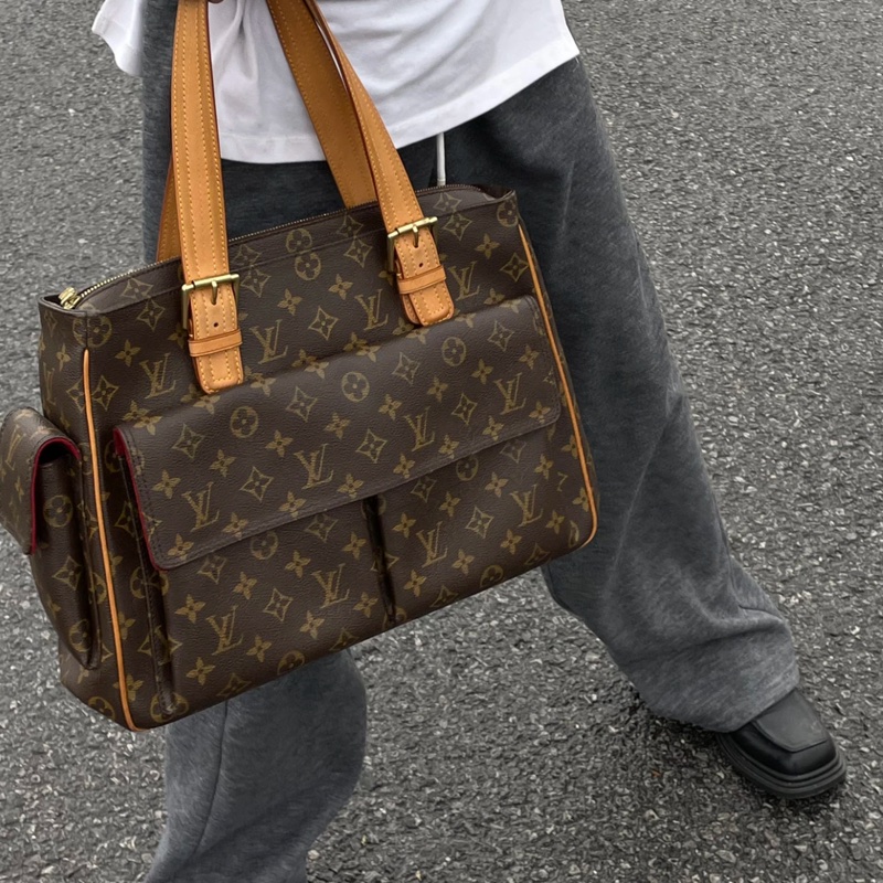 🌷Louis Vuitton 駱駝包單肩包|經典花紋✦fufu style 精品✦ 氣質款|-7