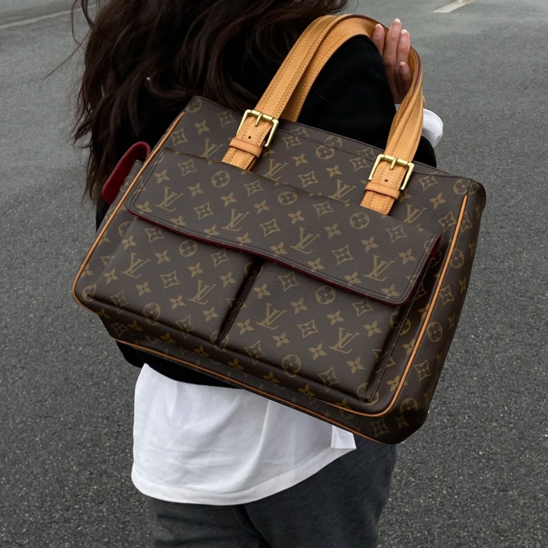 🌷Louis Vuitton 駱駝包單肩包|經典花紋✦fufu style 精品✦ 氣質款|-8