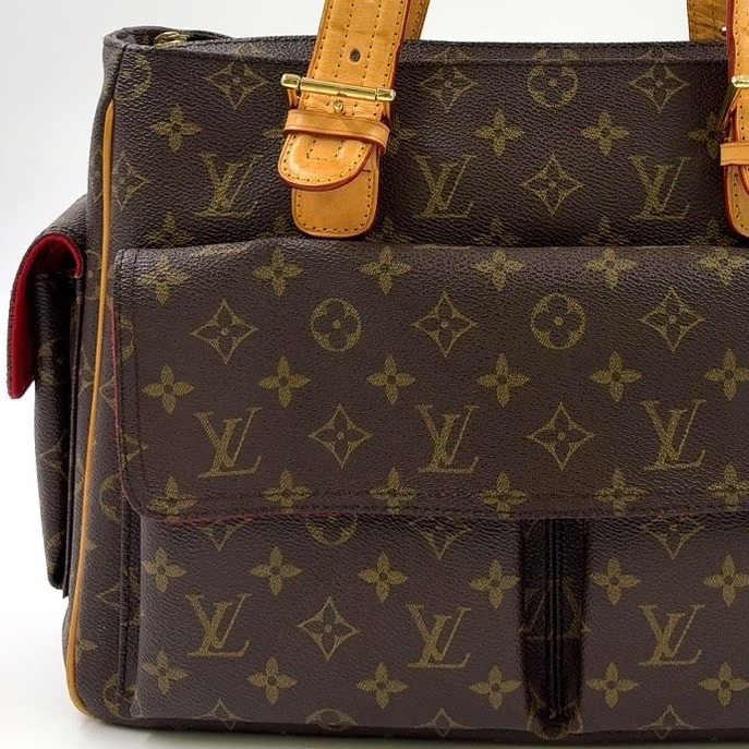 🌷Louis Vuitton 駱駝包單肩包|經典花紋✦fufu style 精品✦ 氣質款|-12