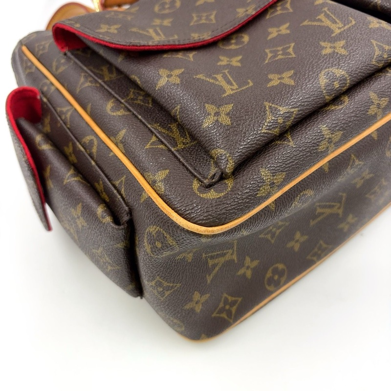 🌷Louis Vuitton 駱駝包單肩包|經典花紋✦fufu style 精品✦ 氣質款|-15