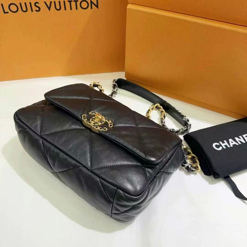 Chanel 菱格羊皮192WAY金扣鏈帶手挽肩背兩用包-2