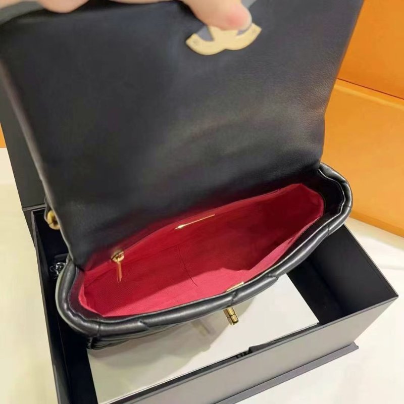 Chanel 菱格羊皮192WAY金扣鏈帶手挽肩背兩用包-6