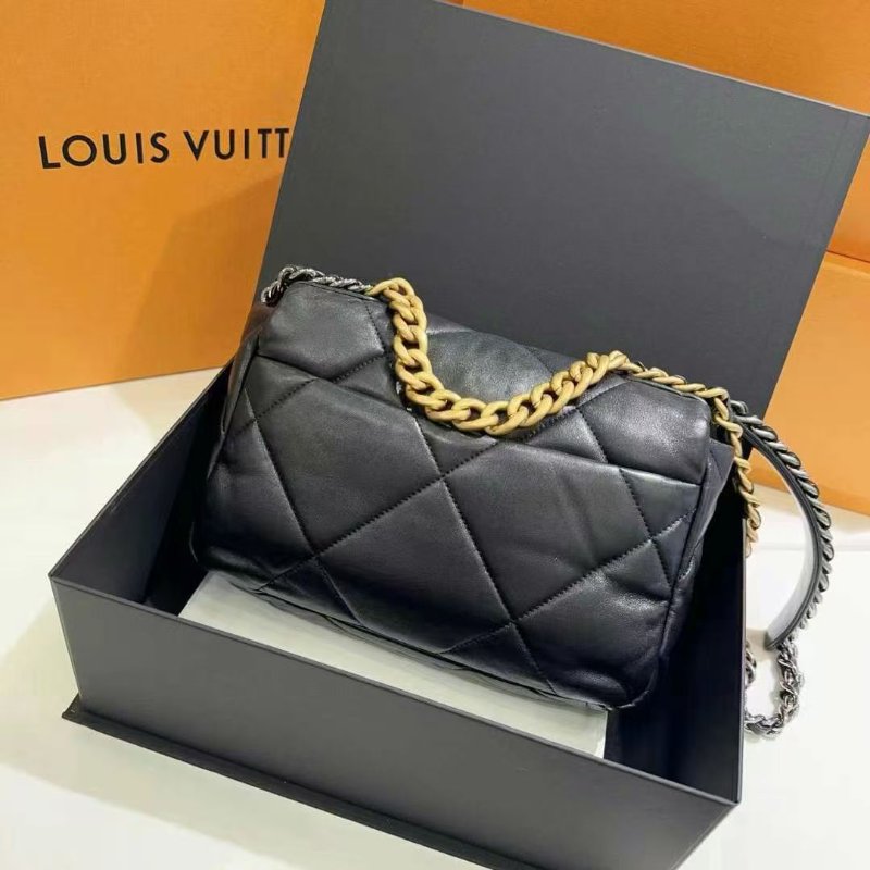 Chanel 菱格羊皮192WAY金扣鏈帶手挽肩背兩用包-7