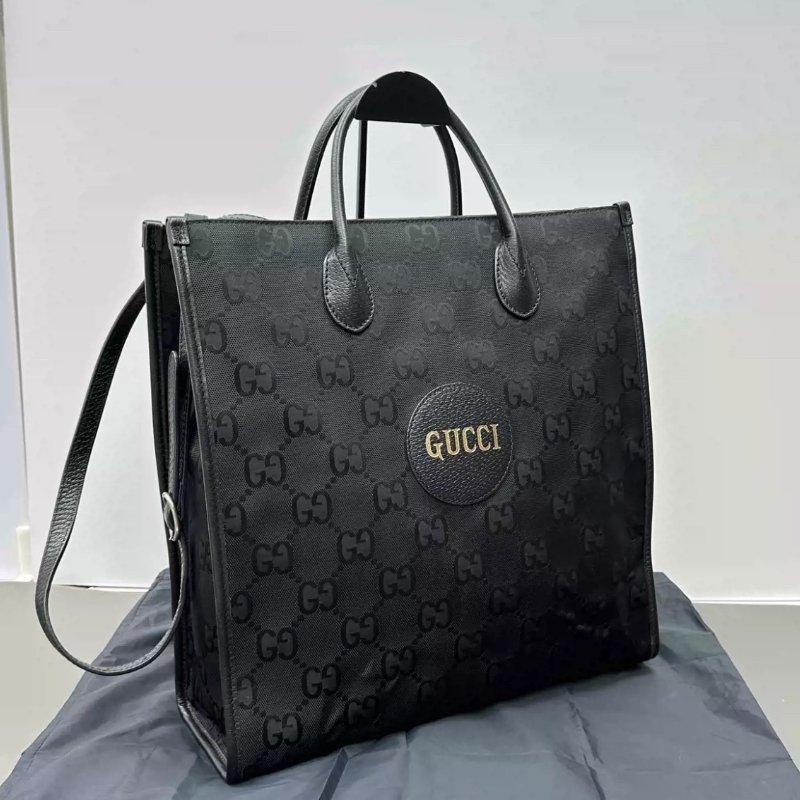 GUCCI 黑金Off TheGrid手提托特包37*37*13 98新配件塵袋-1