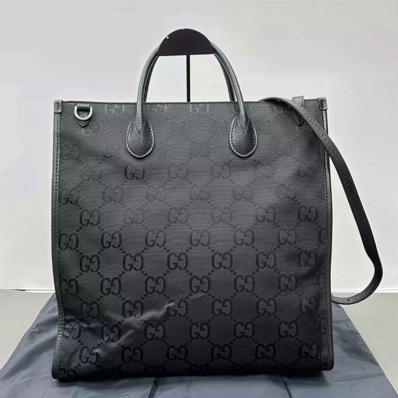 GUCCI 黑金Off TheGrid手提托特包37*37*13 98新配件塵袋-5