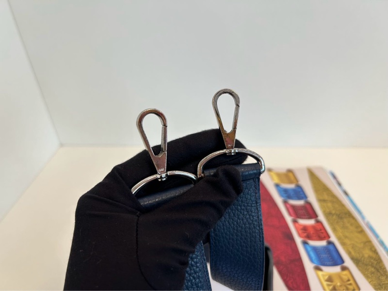 【97新🆕】Hermes 深海藍銀扣吉普賽Jypsiere34 手提包 斜挎包 單肩包(不含豬鼻子鏈條)-14