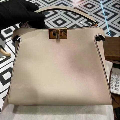 Fendi peekaboo I see u小號手提斜背包 全新閒置配件塵袋