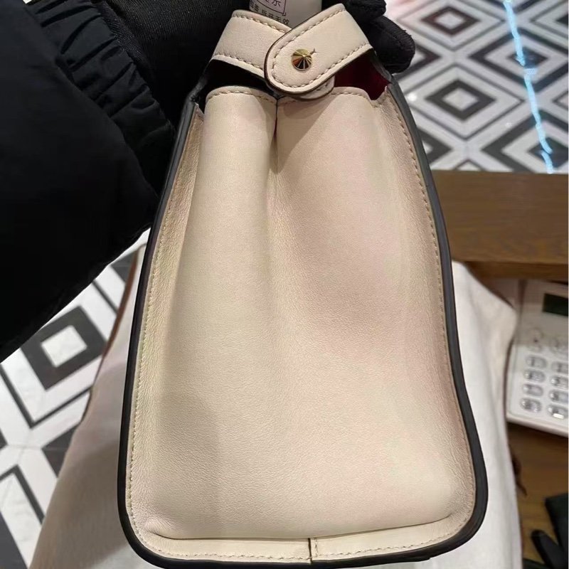 Fendi peekaboo I see u小號手提斜背包 全新閒置配件塵袋-3