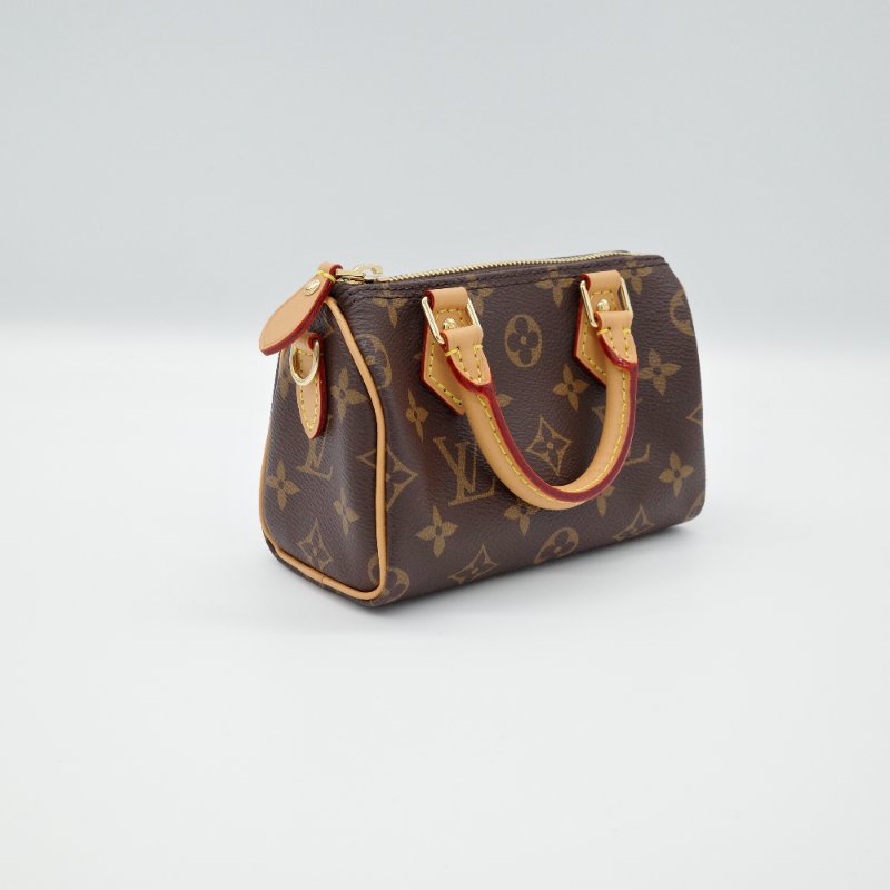 超級新 ₍•ʚ•₎ 🌟【CP 精選♥️小編推薦】Louis Vuitton 路易威登 Speedy Nano Speedy16 經典花紋 手提包 枕頭包 斜挎包-3